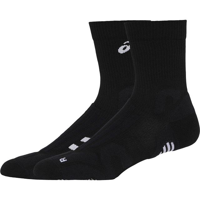 ASICS Court+ Tennis Crew Socks 1P Performance Black